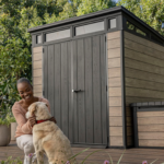 Signature Collection:  7x7ft (2.1m x 2.1m) Pent Shed Ashwood | PREORDER JUNE - Image 2